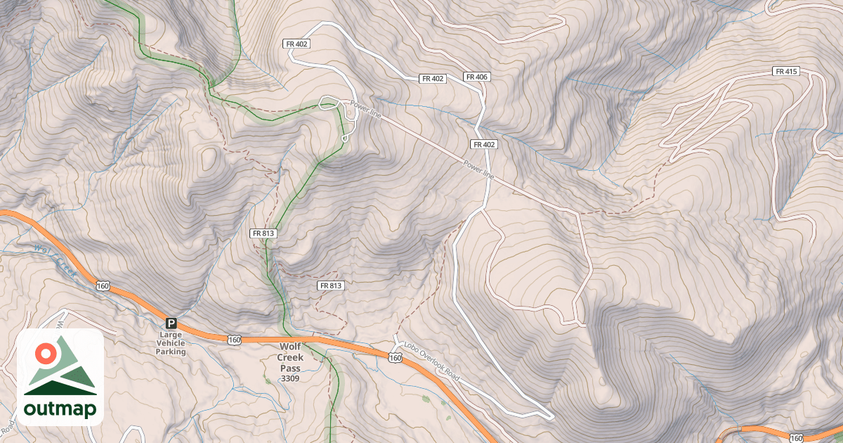 Map of LOBO OVERLOOK