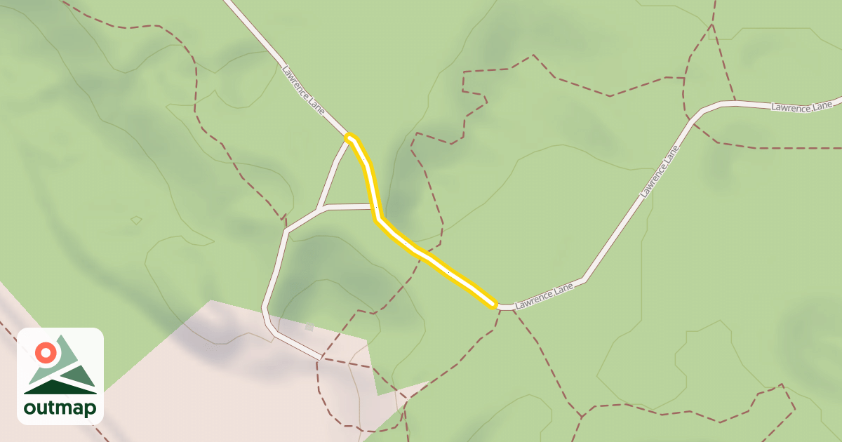 Map of Lawrence Lane