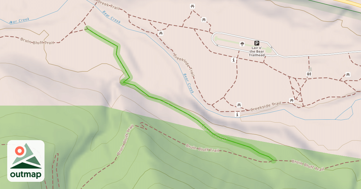 Map of Castor Cutoff