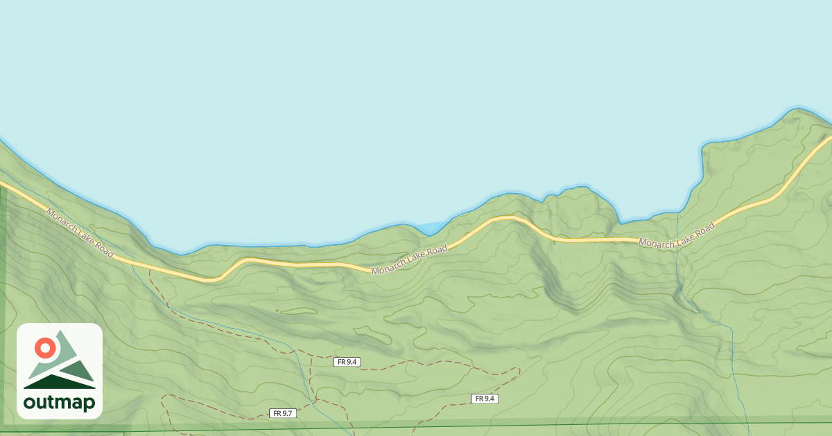 Map of ARAPAHO BAY