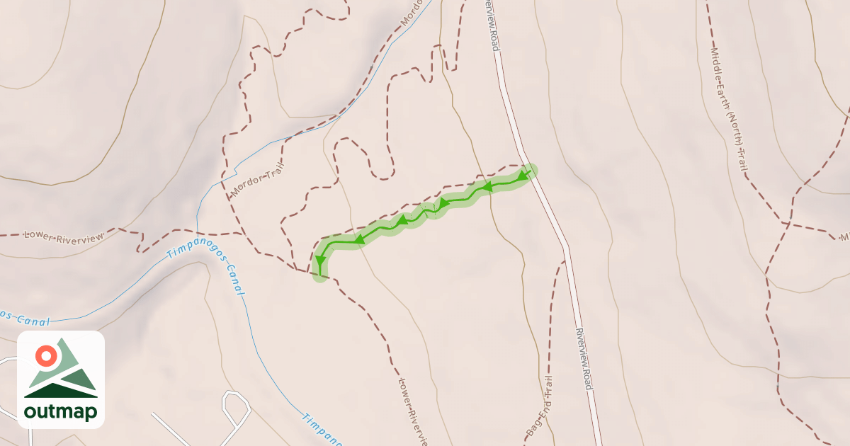 Map of Isengard Slalom 2 Trail