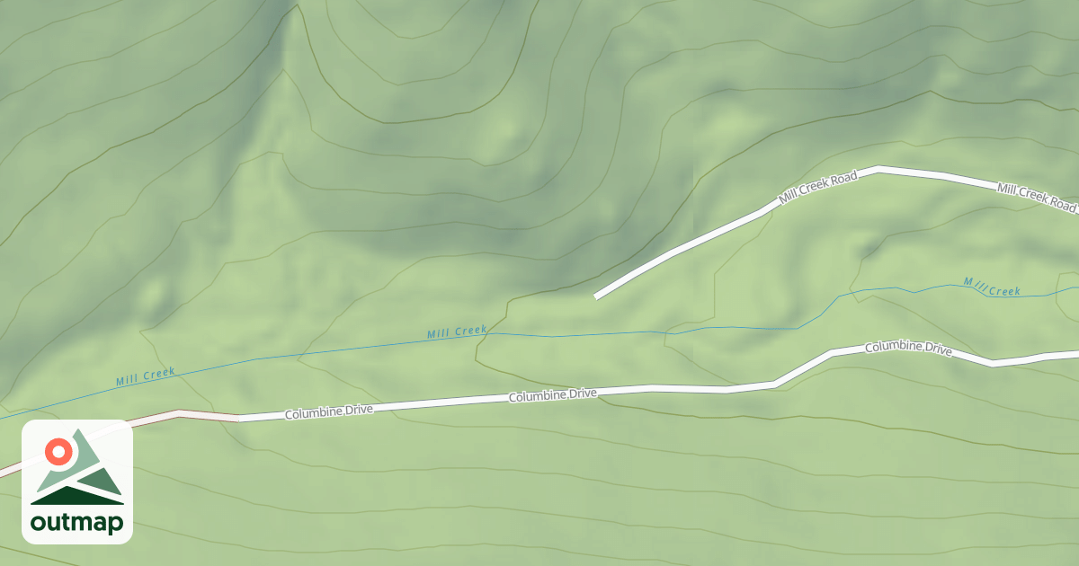 Map of MILL CREEK CO261