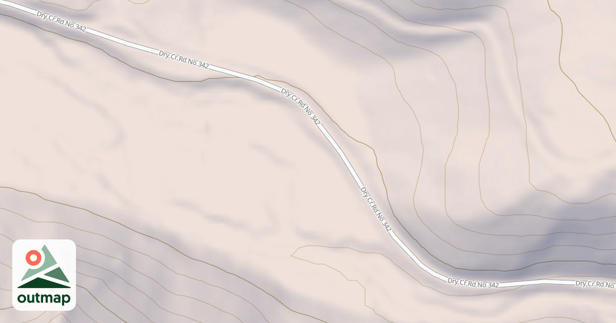 Map of DRY CREEK CAMPSITE