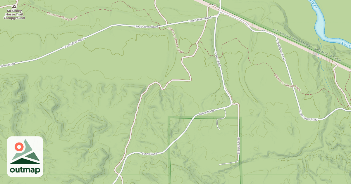 Map of EVANS