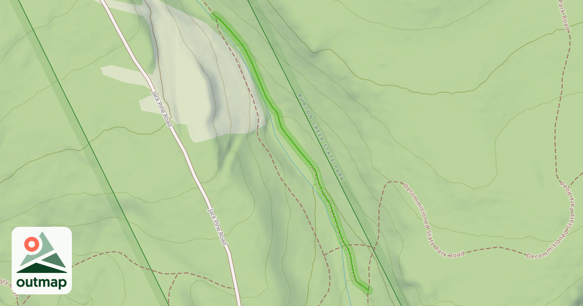 Map of Jackpine/Old State Park Road Connector