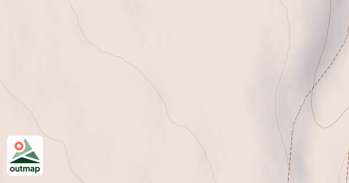 Map of Windy Creek Subsistence Ohv Trail