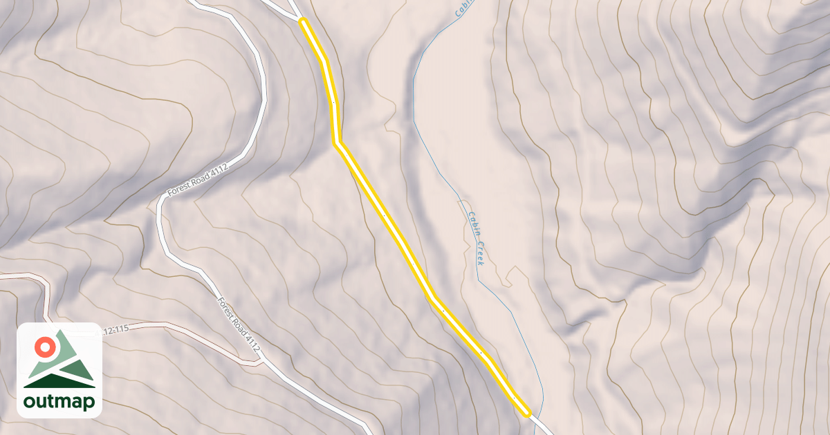 Map of Forest Road 41