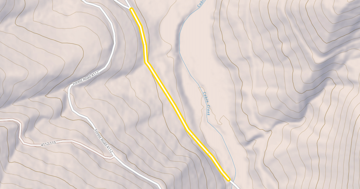 Map preview of Forest Road 41