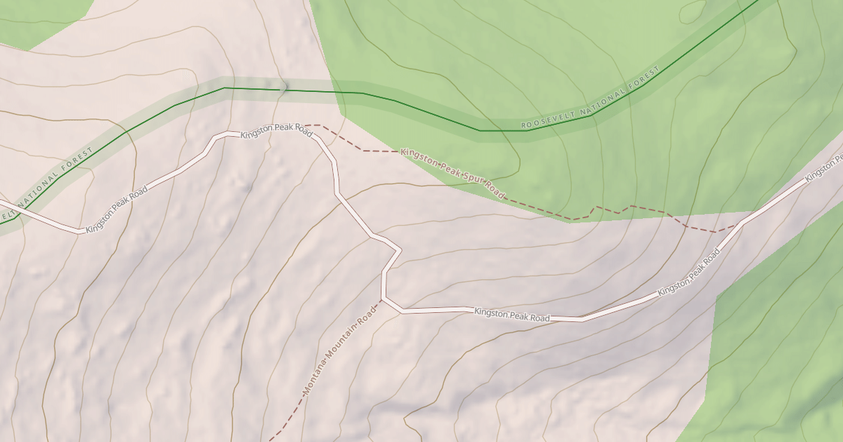 Map preview of KINGSTON PEAK