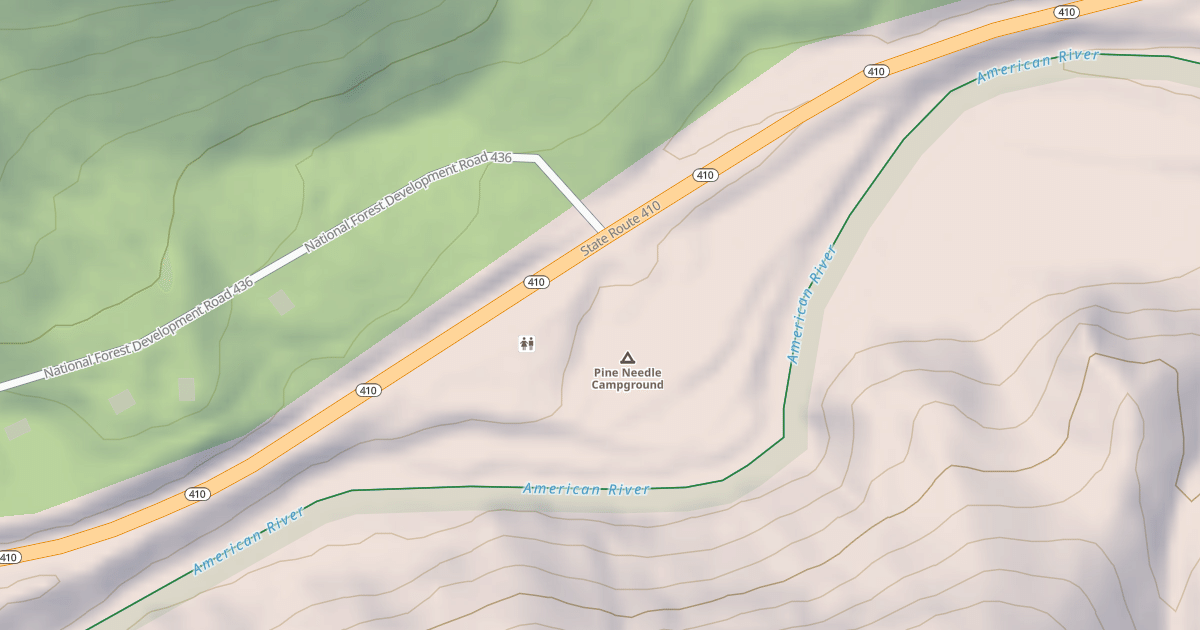 Map preview of PINE NEEDLE CAMPGROUND