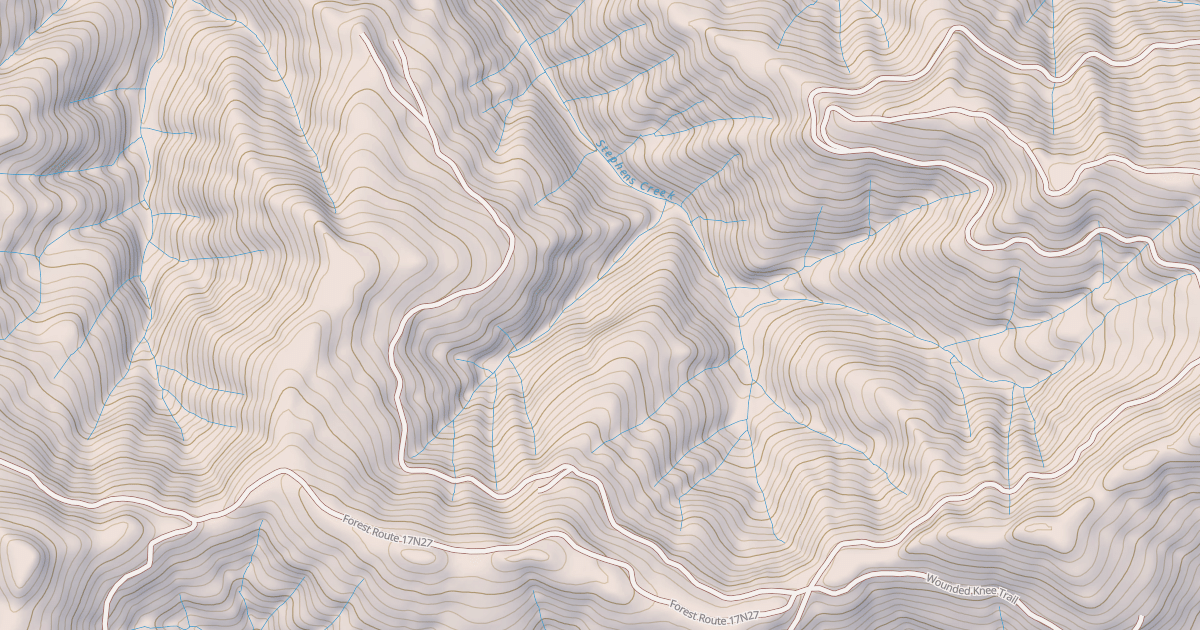 Map preview of WASHINGTON PEAK