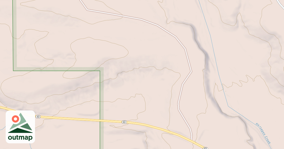 Map of HORSEPEN CREEK