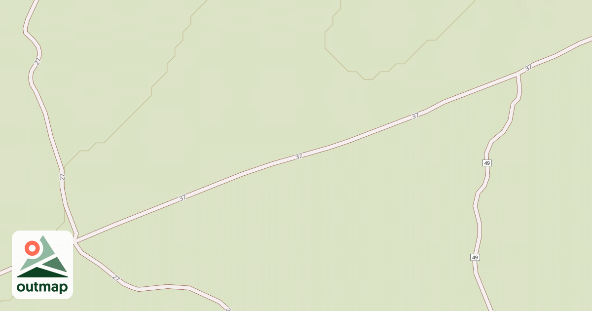 Map of Cline Buttes Shared Use Rd 37