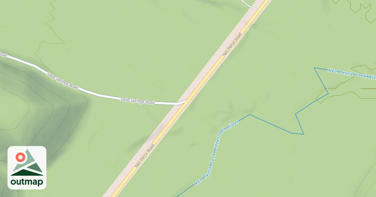 Map of (FDR) NEZ PERCE TRAIL