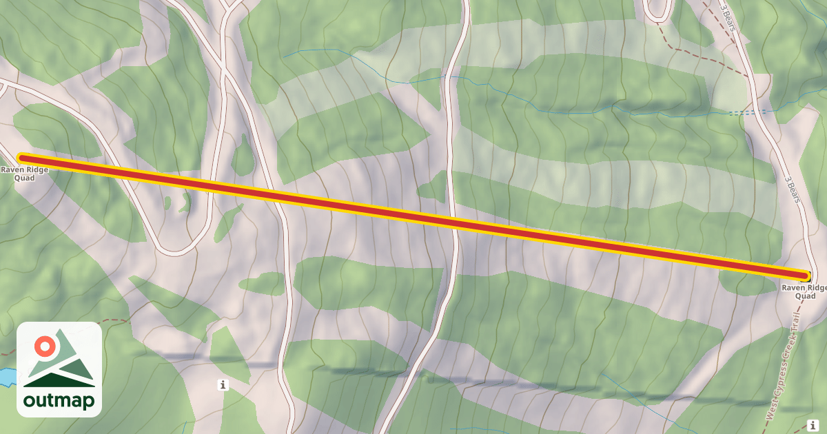 Map of Raven Ridge Quad
