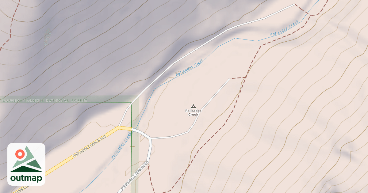 Map of PALISADES CG