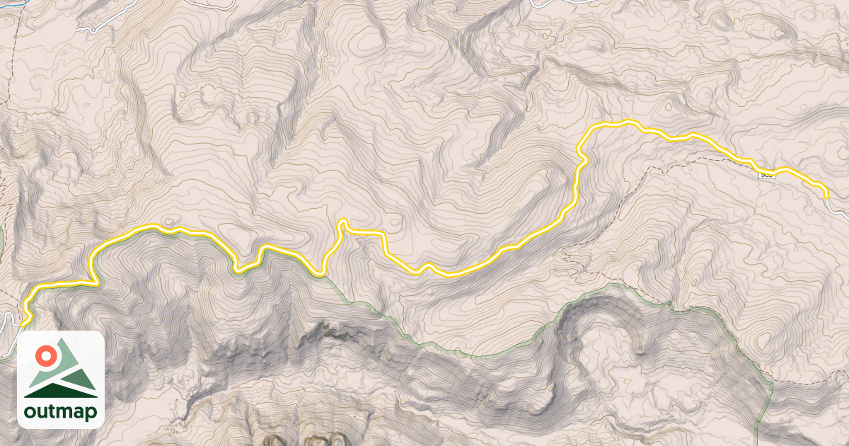 Map of National Forest Development Road 1902