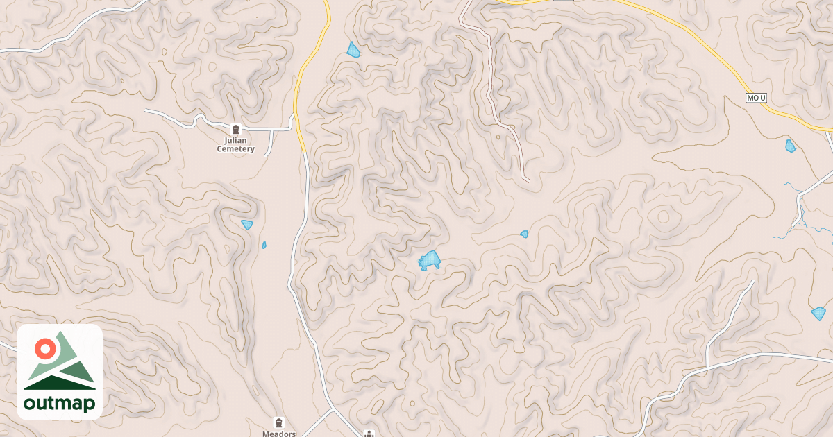 Map of POSSUM RUN