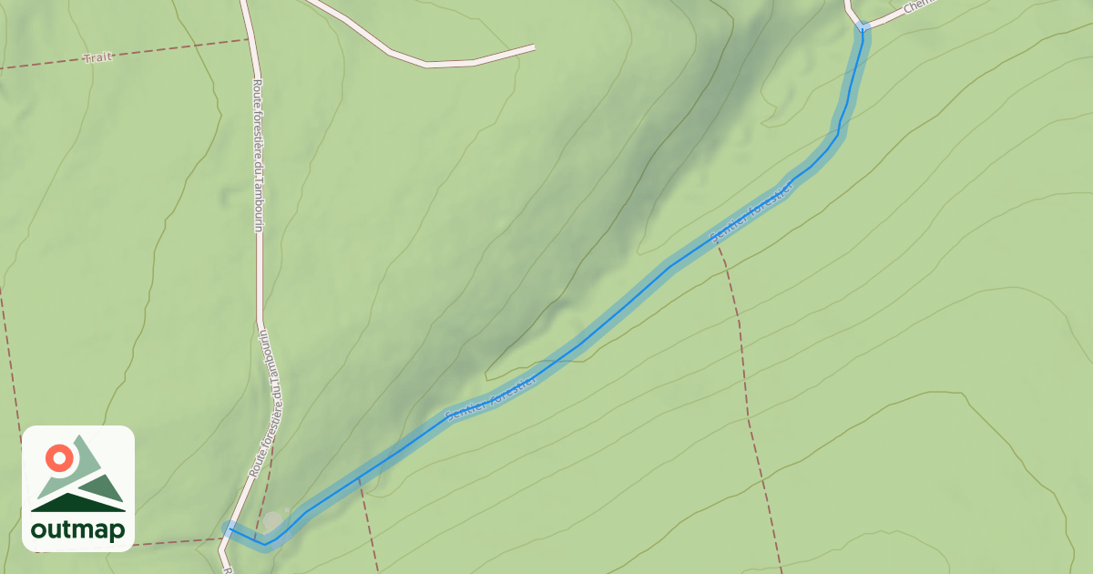Map of Sentier forestier