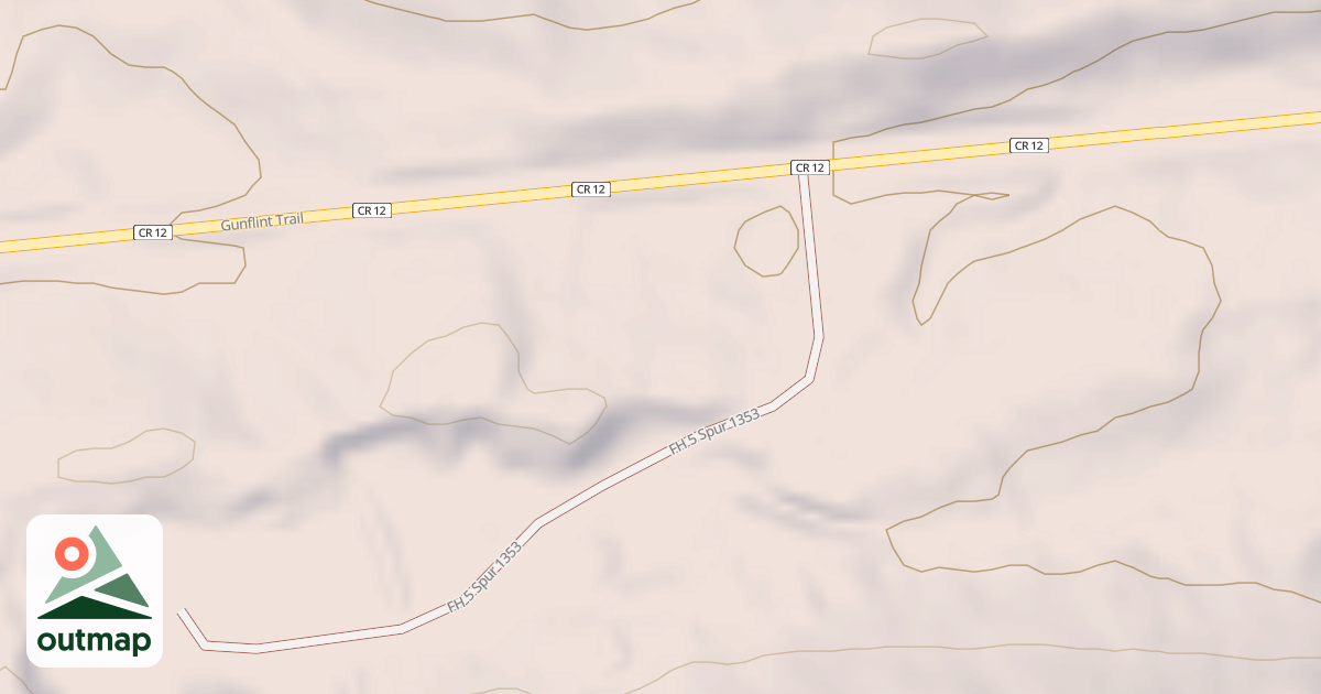 Map of FH 5 SPUR 1353