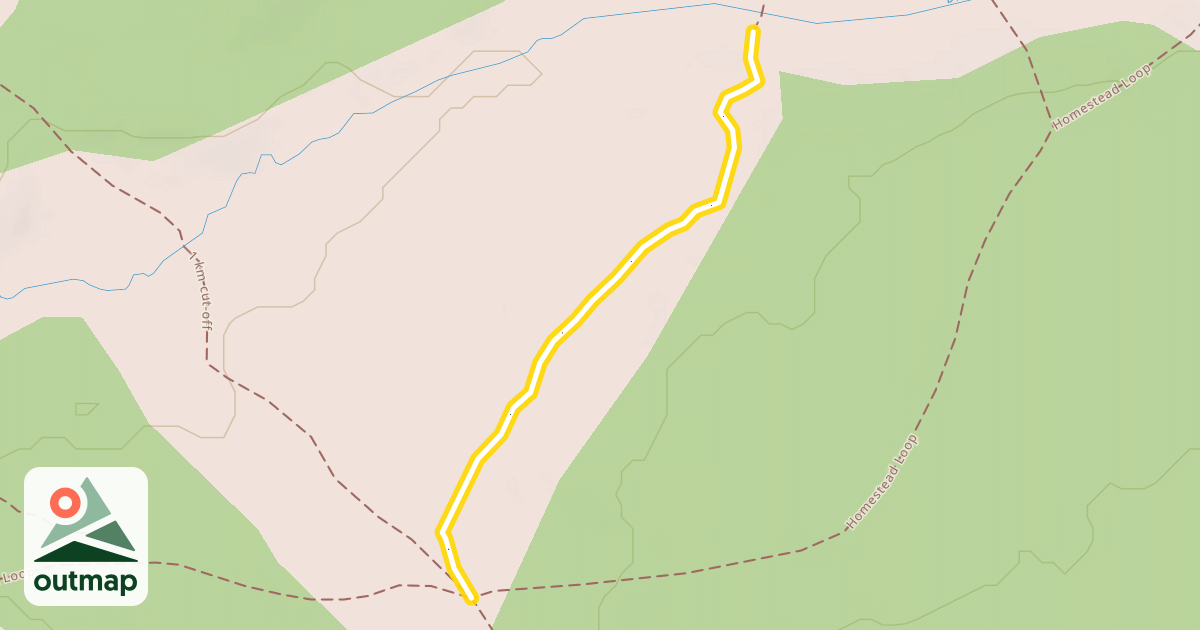 Map of Demonstration Forest Trail