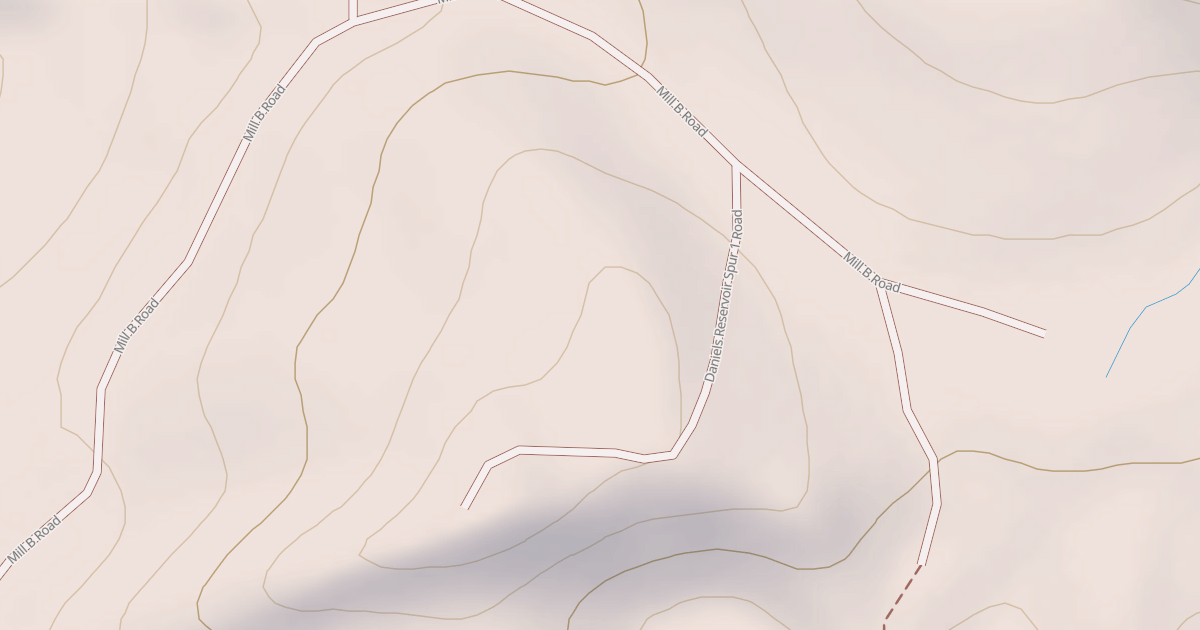 Map preview of DANIELS RESERVOIR SPUR 1