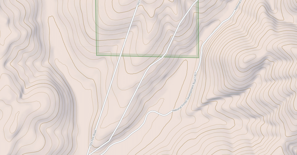 Map preview of LOWER DRY GULCH