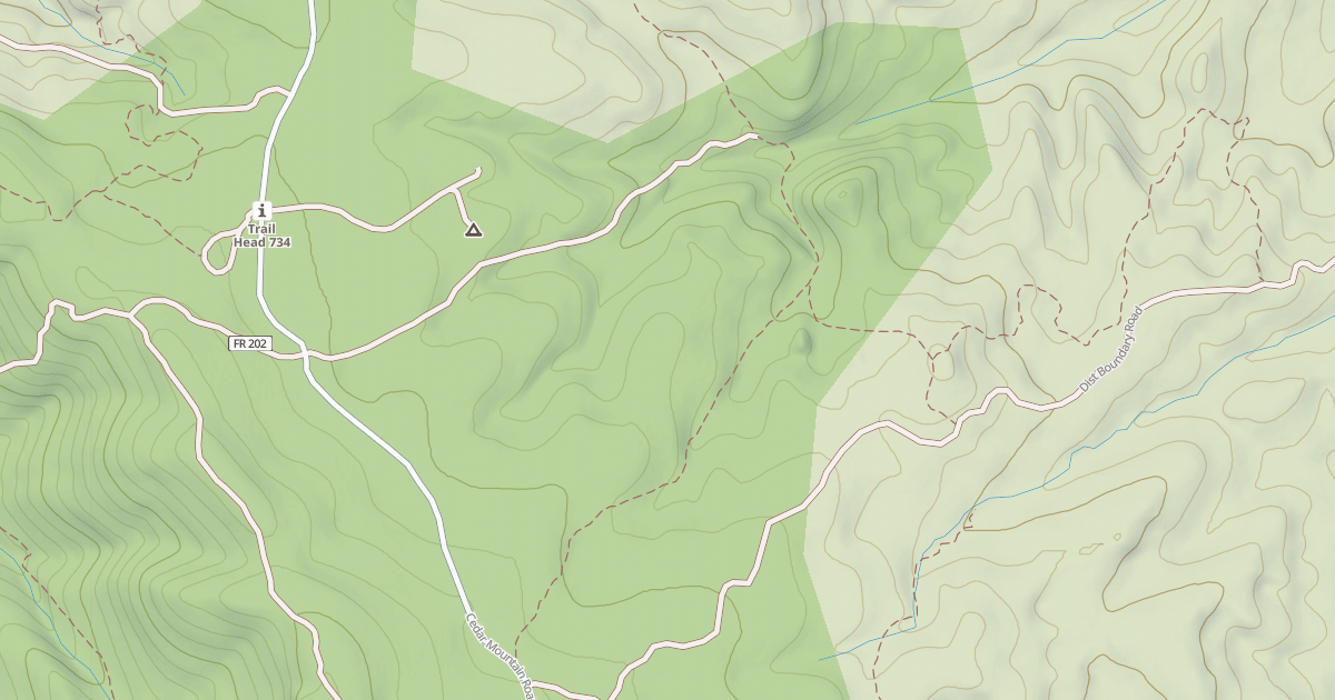 Map preview of Turkey Creek