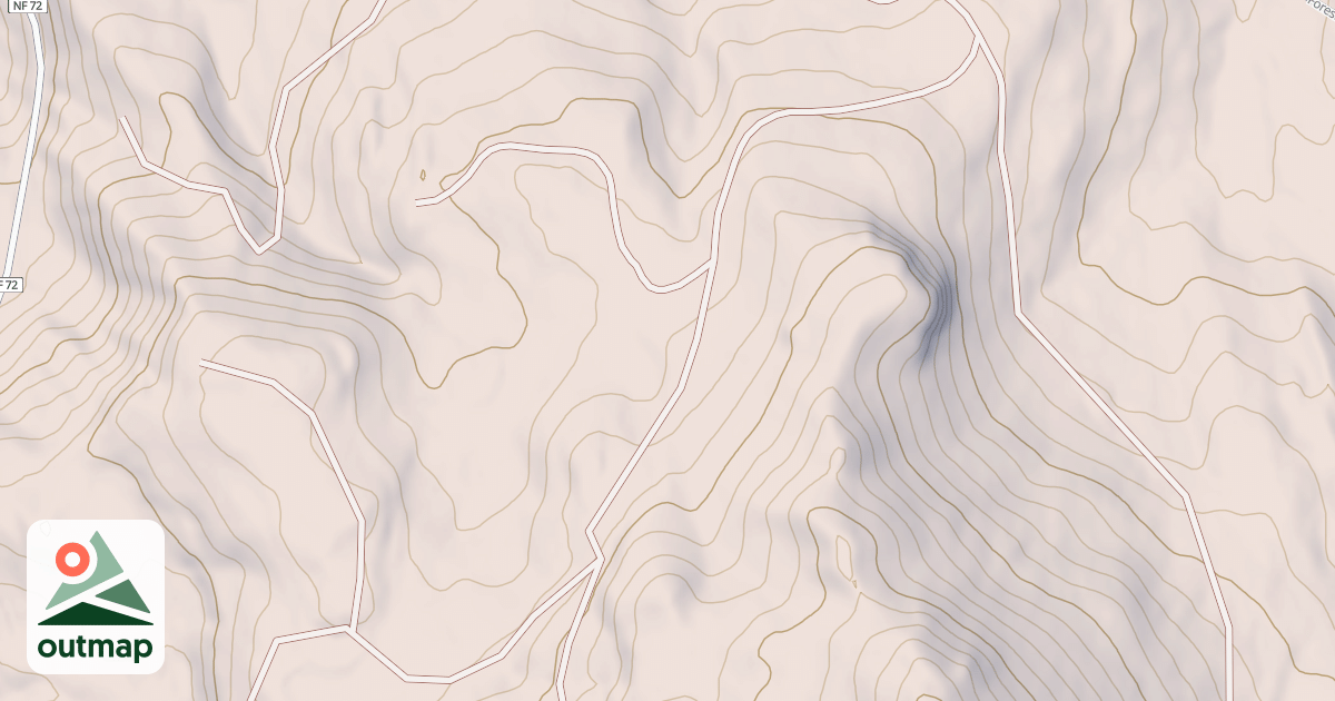 Map of HUC // 7222-215 THRU CONNECTOR