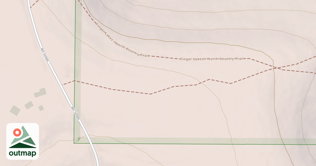 Map of Snowmobile/horse Trail