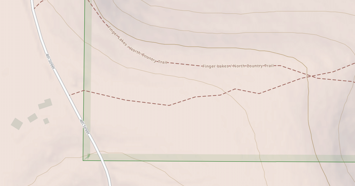 Map preview of Snowmobile/horse Trail