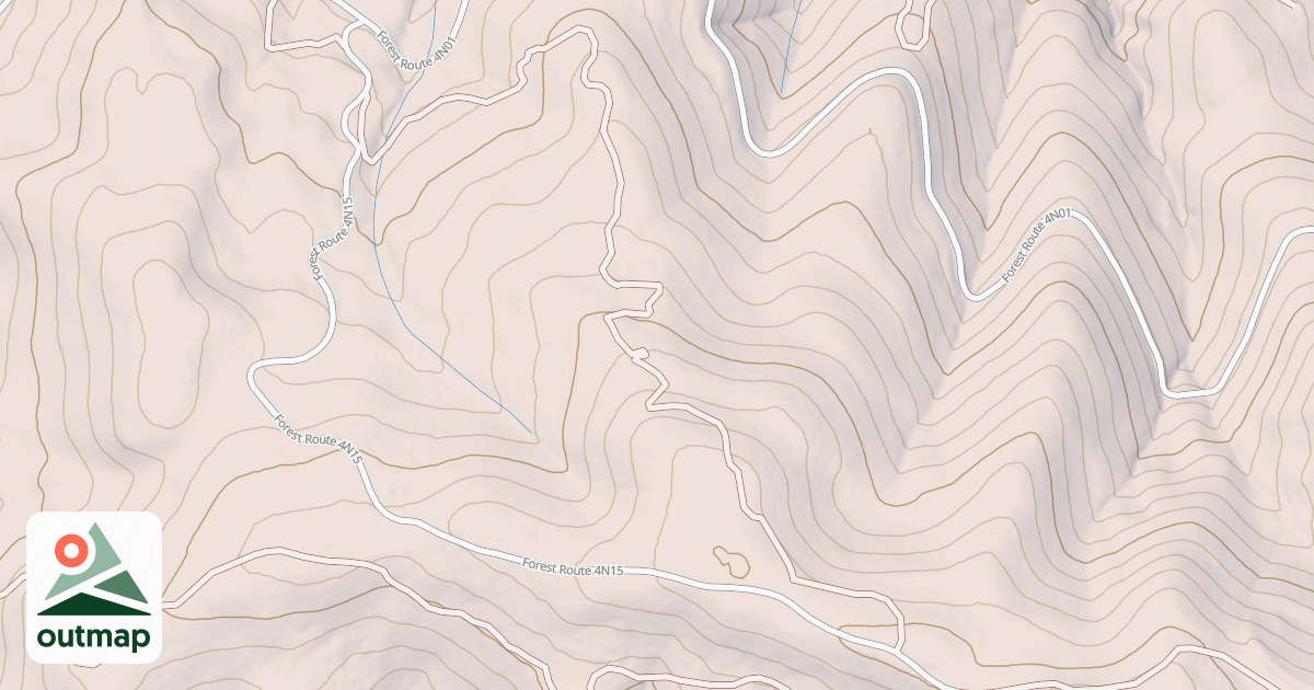 Map of CRANDALL PEAK OHV-M/C