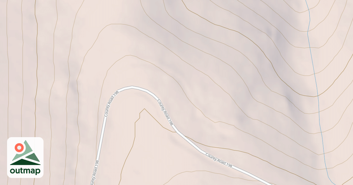 Map of HUNTER SPUR