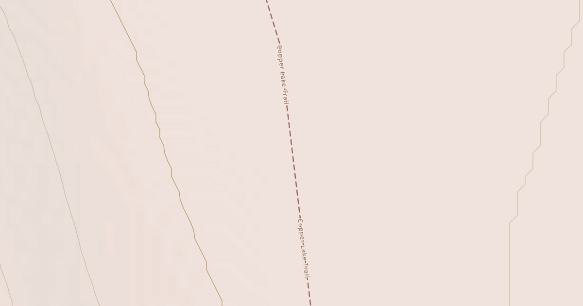 Map preview of Copper Lake Trail