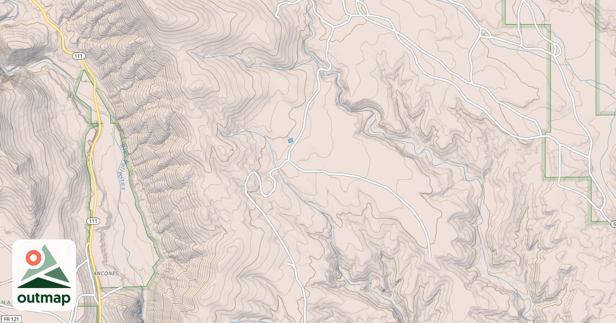 Map of LA MADERA