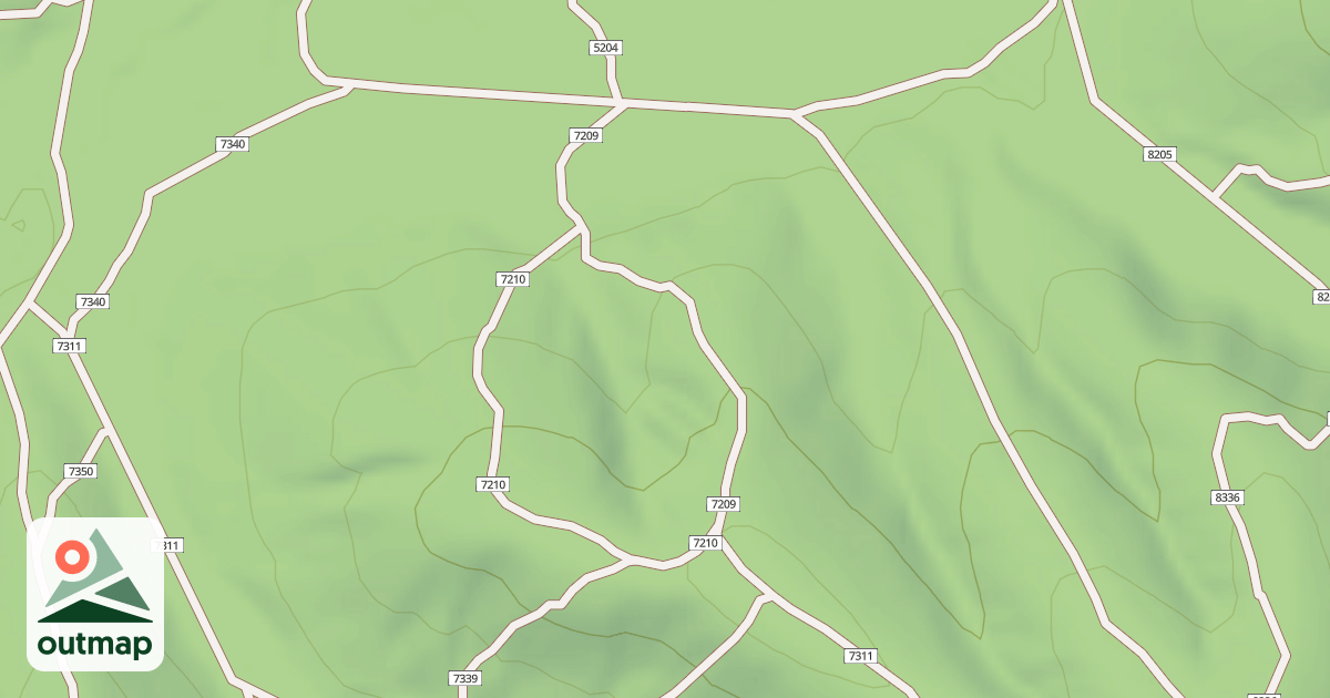 Map of USFS Motor Vehicle Use Map Trails 19468