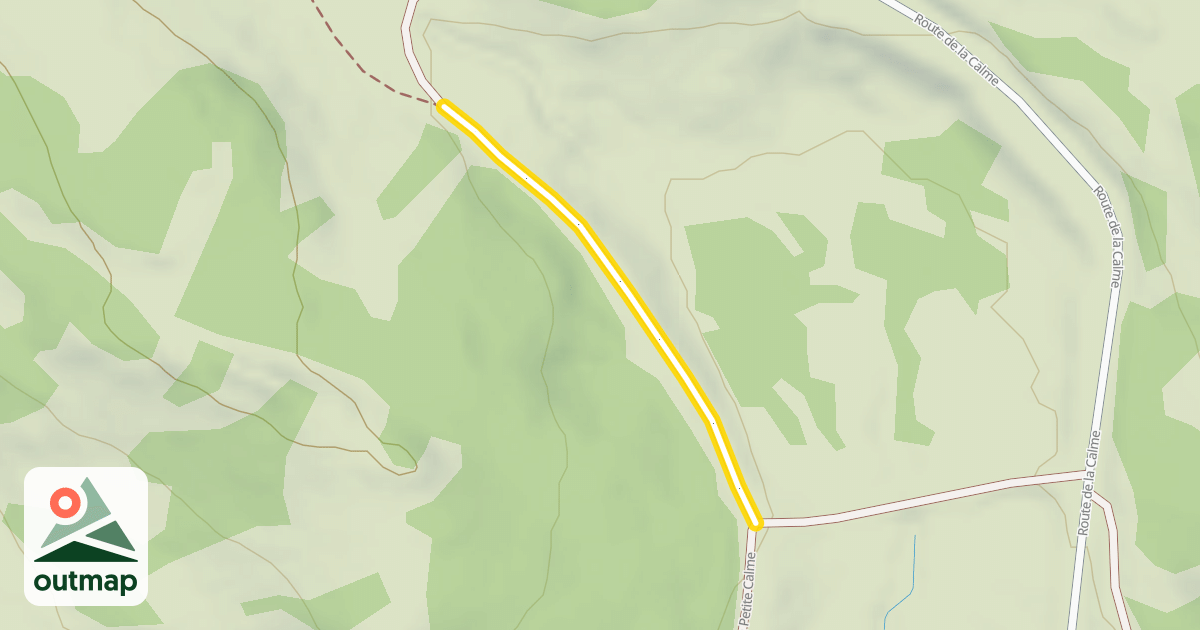 Map of La Petite Calme