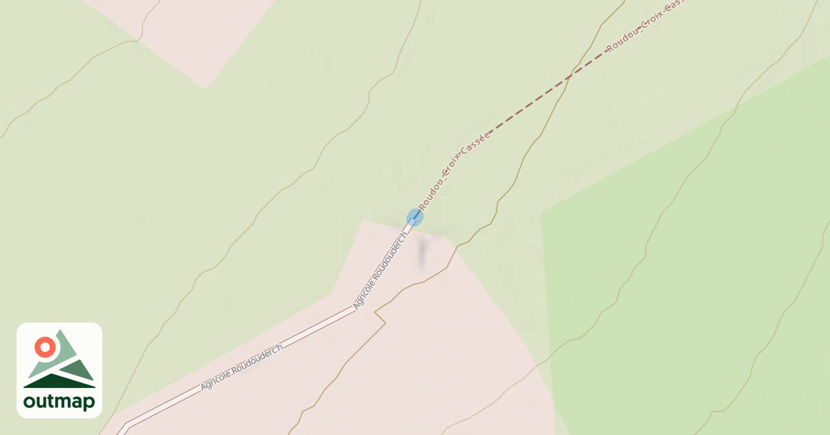 Map of Roudou_Croix-Cassée