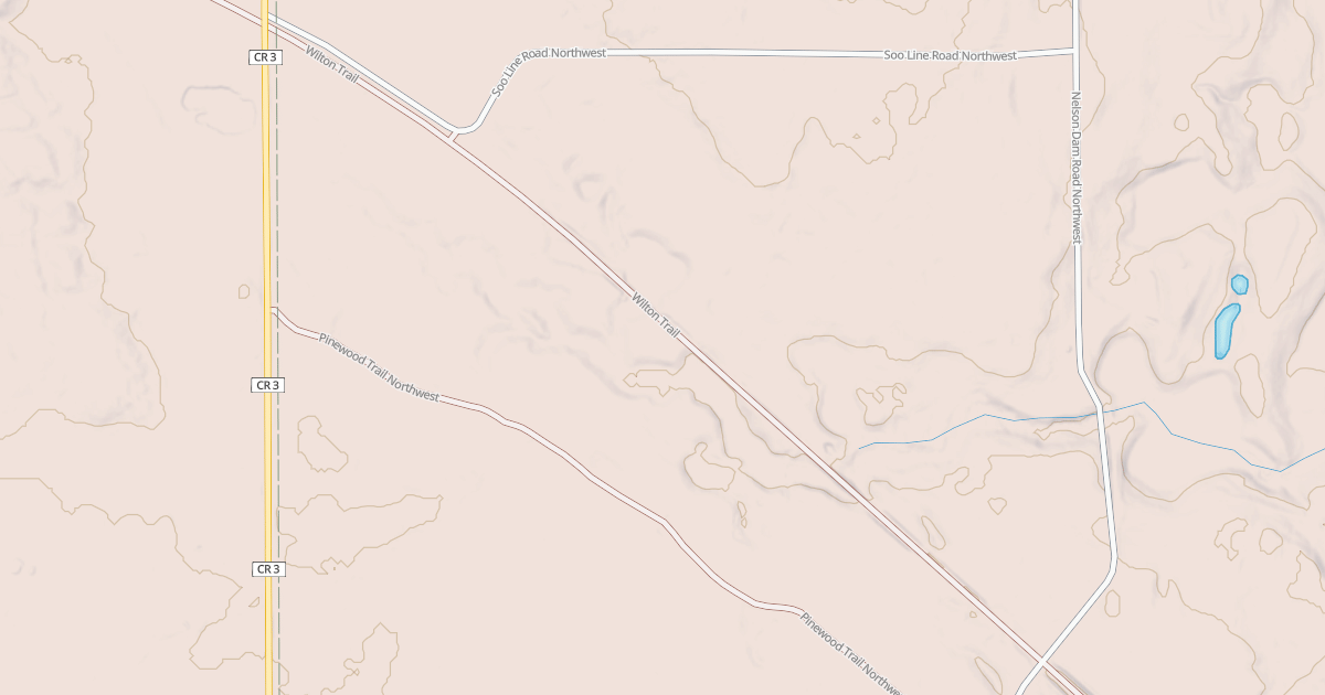 Map preview of Wilton Trails Northwest