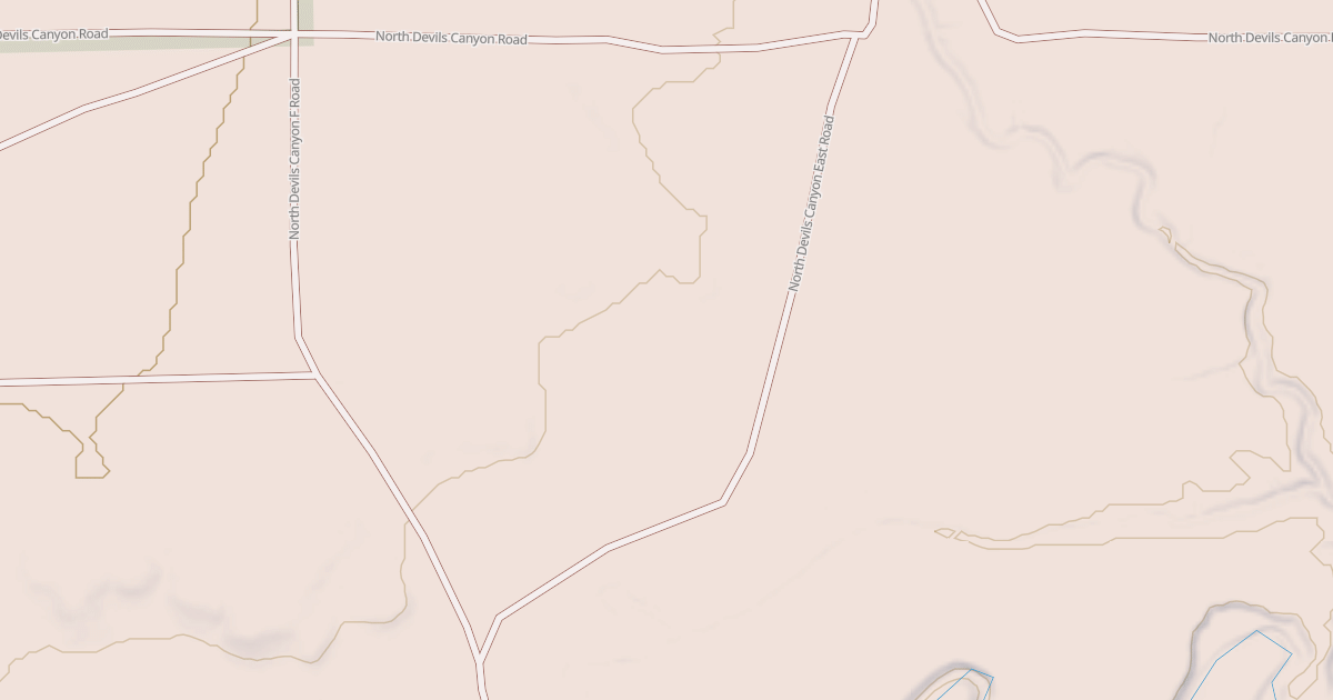 Map preview of NORTH DEVILS CANYON E