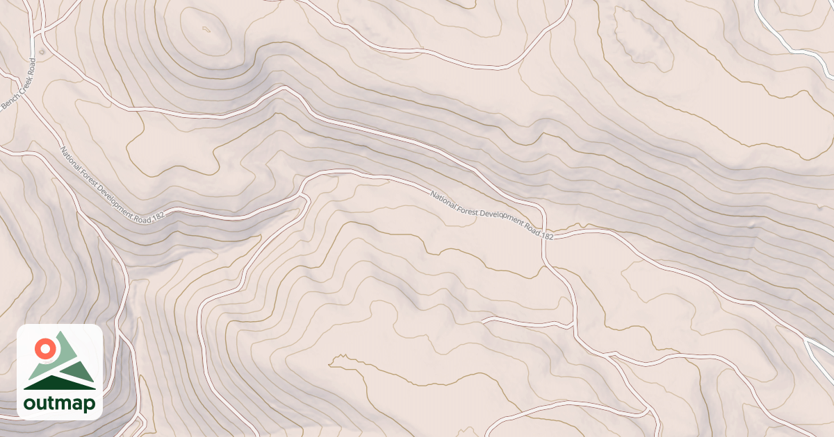 Map of BENCH CREEK CUTOFF