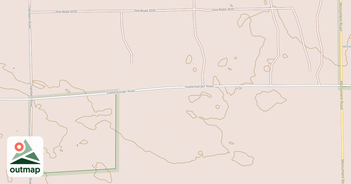 Map of SHELLENBARGER