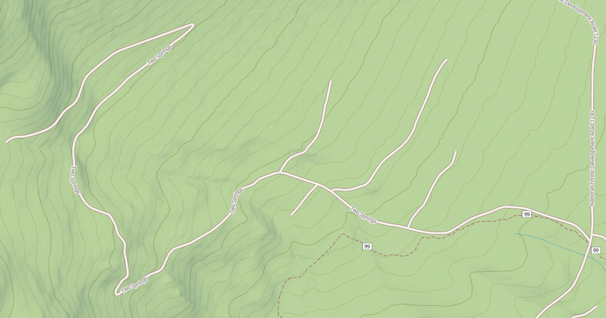 Map preview of TWO SPRINGS