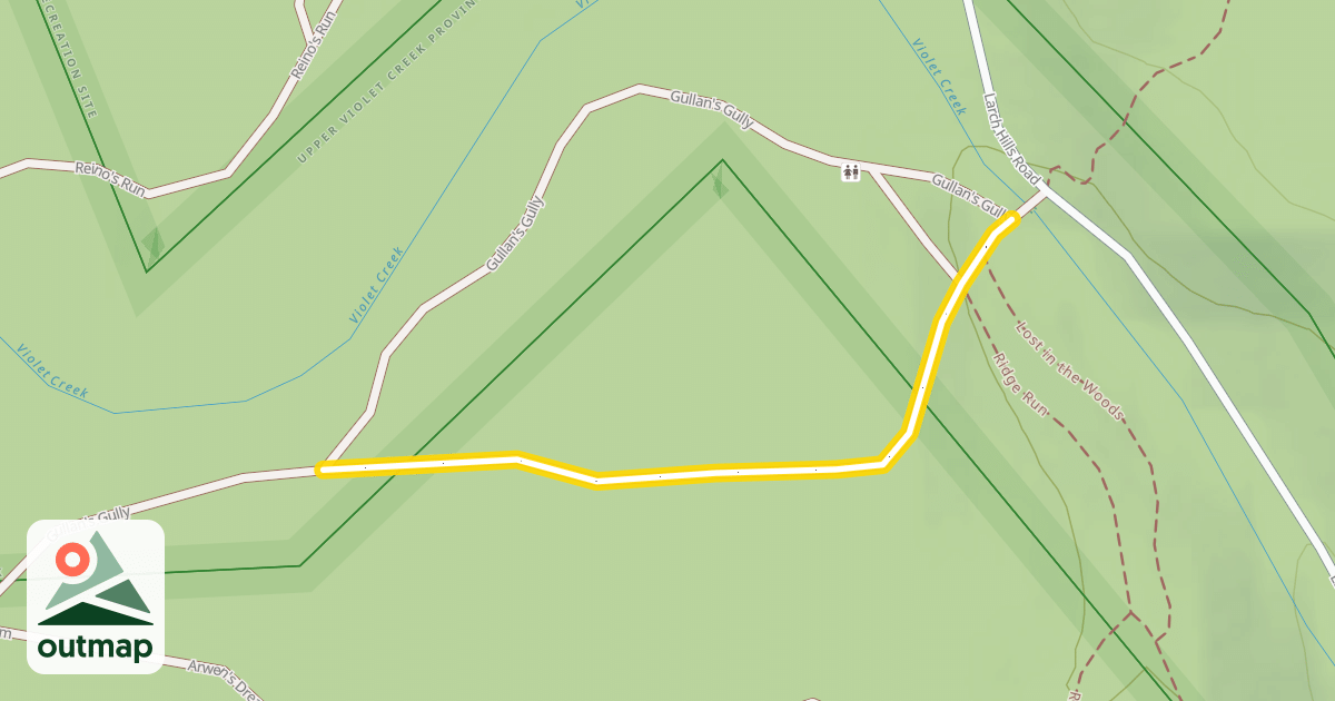 Map of Camel's Hump