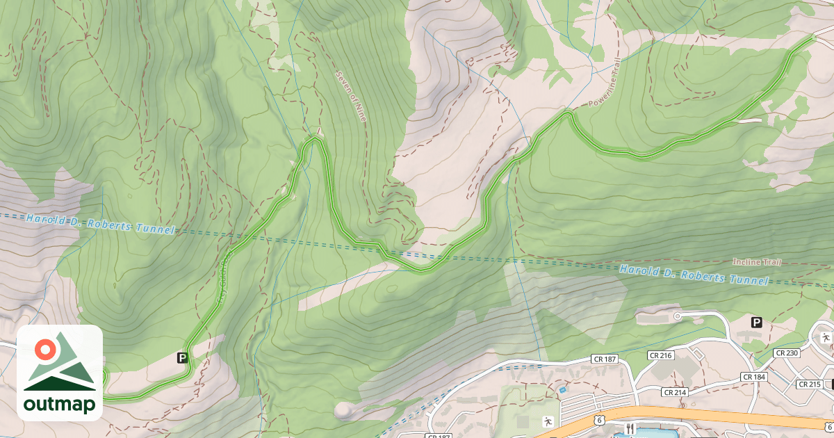 Map of Frey Gulch Road