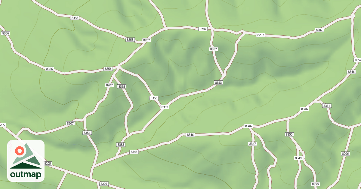 Map of USFS Motor Vehicle Use Map Trails 19119