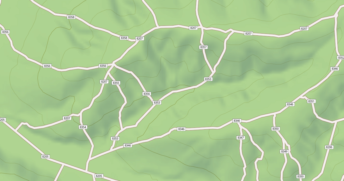 Map preview of USFS Motor Vehicle Use Map Trails 19119