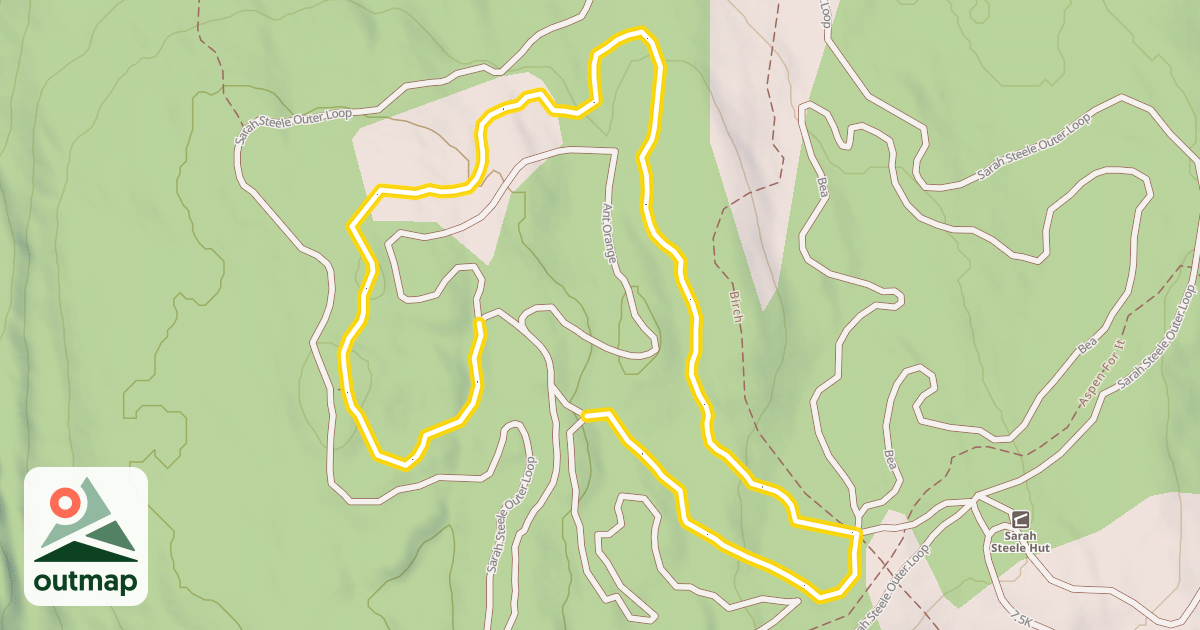 Map of Ant Blue