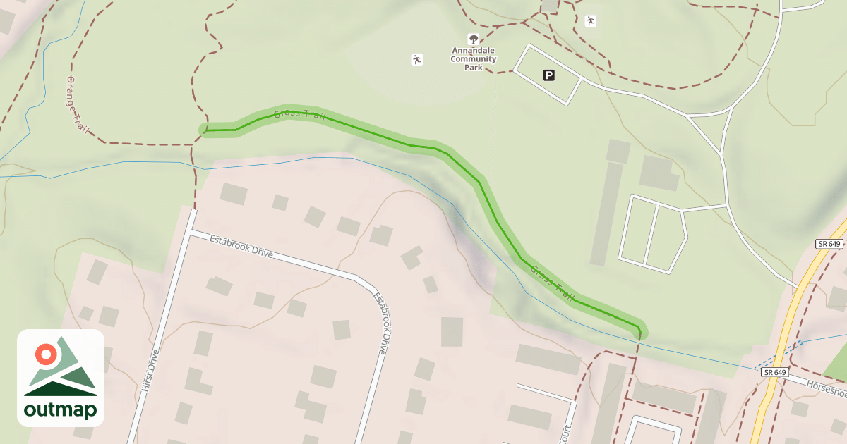 Map of Grass Trail