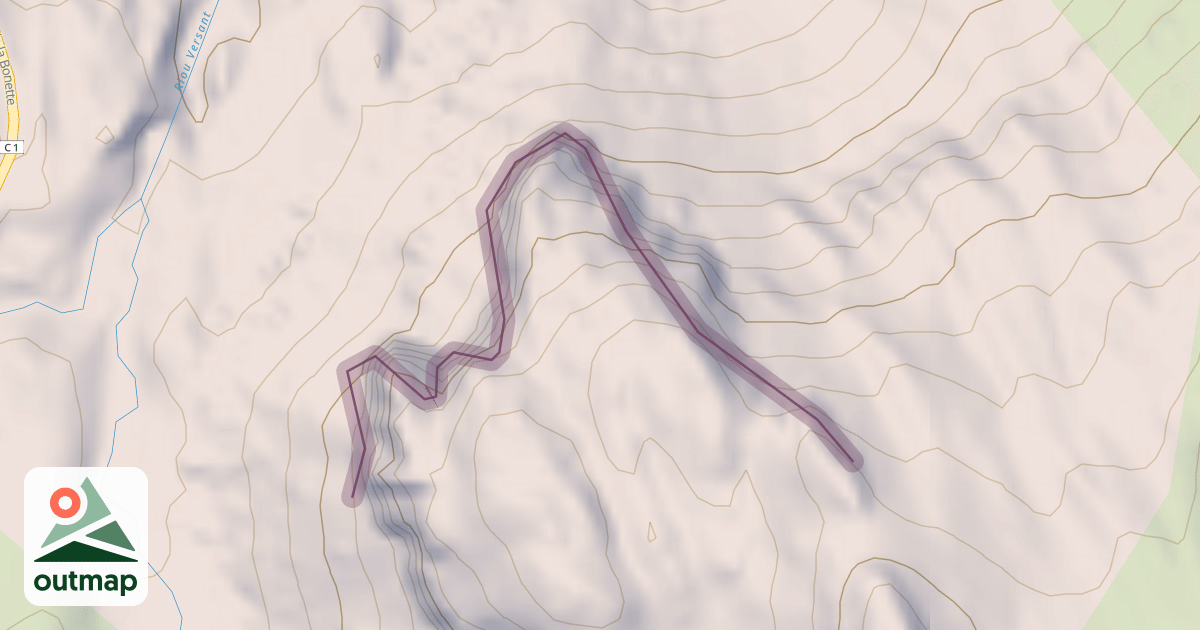 Map of Rocher Peyron
